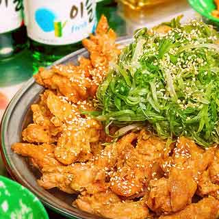 Fried Chicken with Green Onion